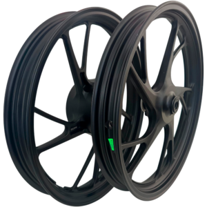 Par de Rodas Aluminio Freio Disco Cg150 Cg160 Fan Titan Esd Ex 2014