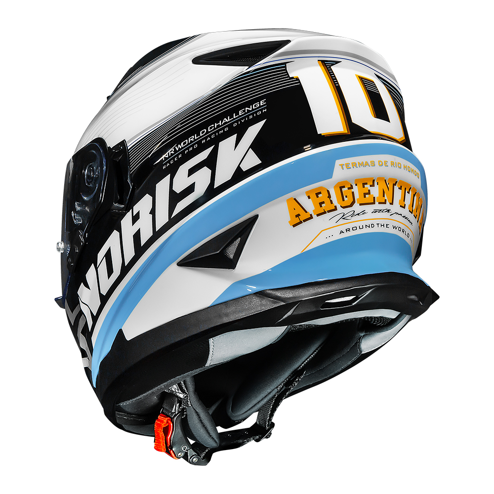 Capacete Norisk FF302 Soul Grand Prix Argentina C/ Óculos Interno - Imagem 14