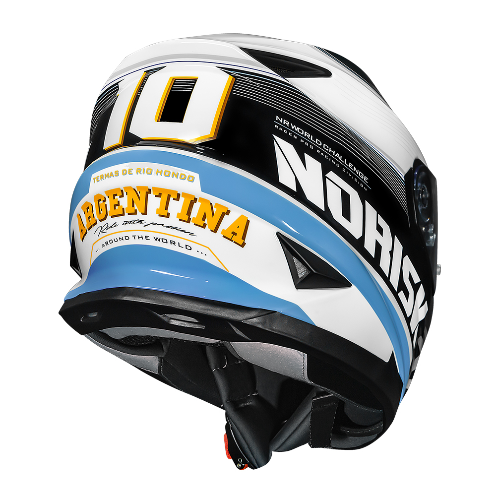 Capacete Norisk FF302 Soul Grand Prix Argentina C/ Óculos Interno - Imagem 11