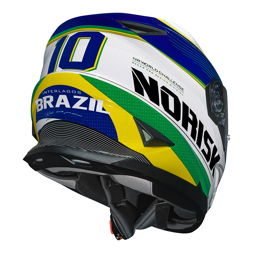Capacete Norisk FF302 Grand Prix Brazil - Imagem 4