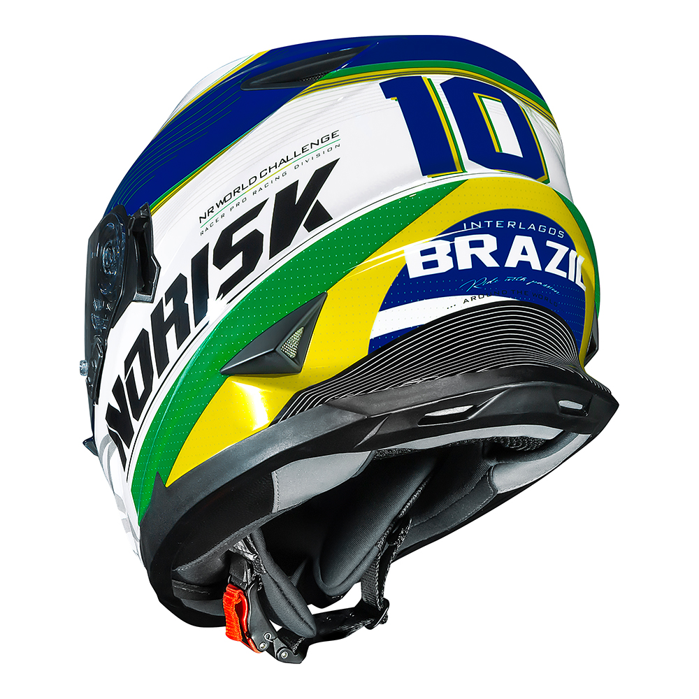 Capacete Norisk FF302 Grand Prix Brazil - Imagem 9