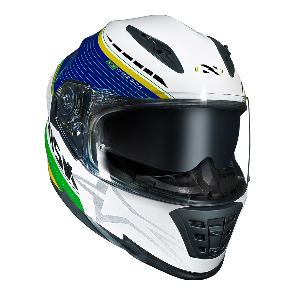 Capacete Norisk FF302 Grand Prix Brazil - Imagem 8