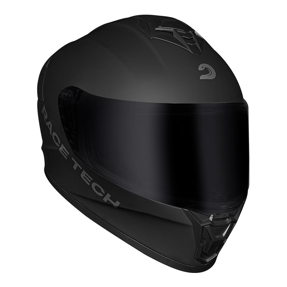Capacete Race Tech Hit Monocolor Matte Black - Imagem 6