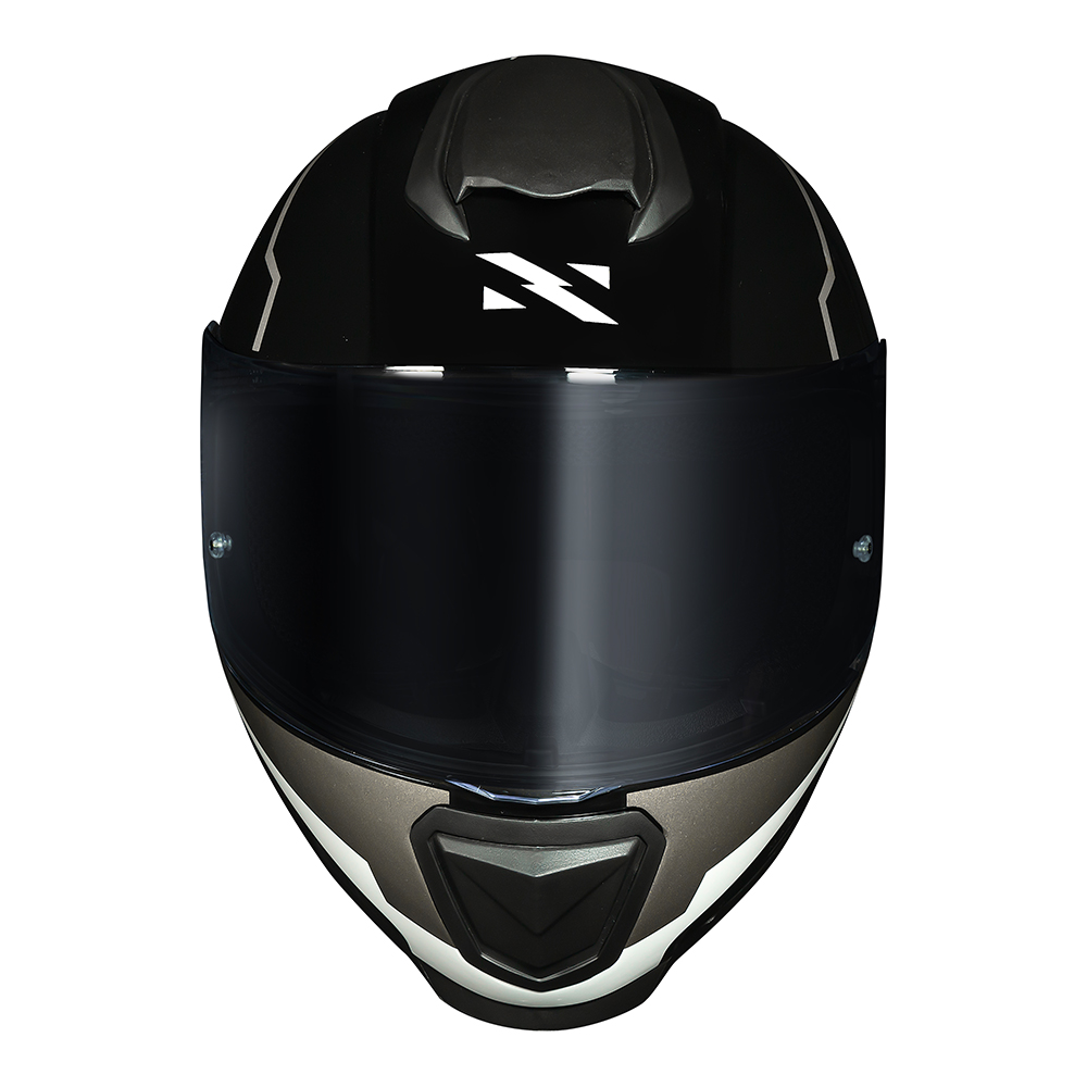 Capacete Norisk Razor Full Black/White - Imagem 5
