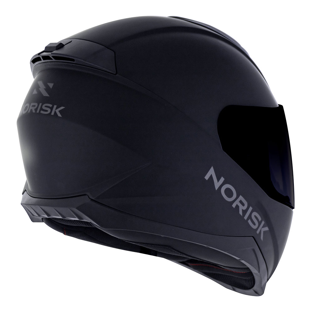 Capacete Norisk Razor Solid Matte Black - Preto Fosco - Imagem 6