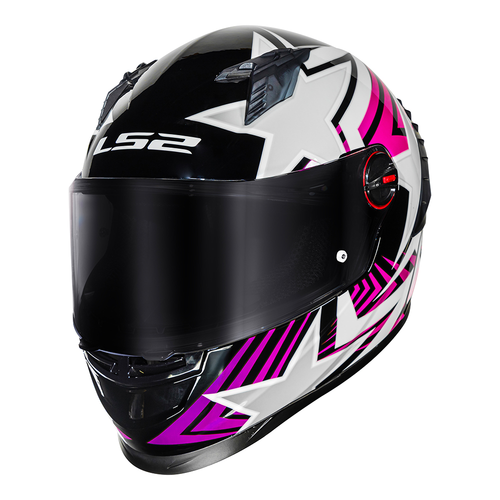 Capacete Ls2 FF358 Pro Estellar Rosa c/ Roxo - Esportivo - Imagem 6