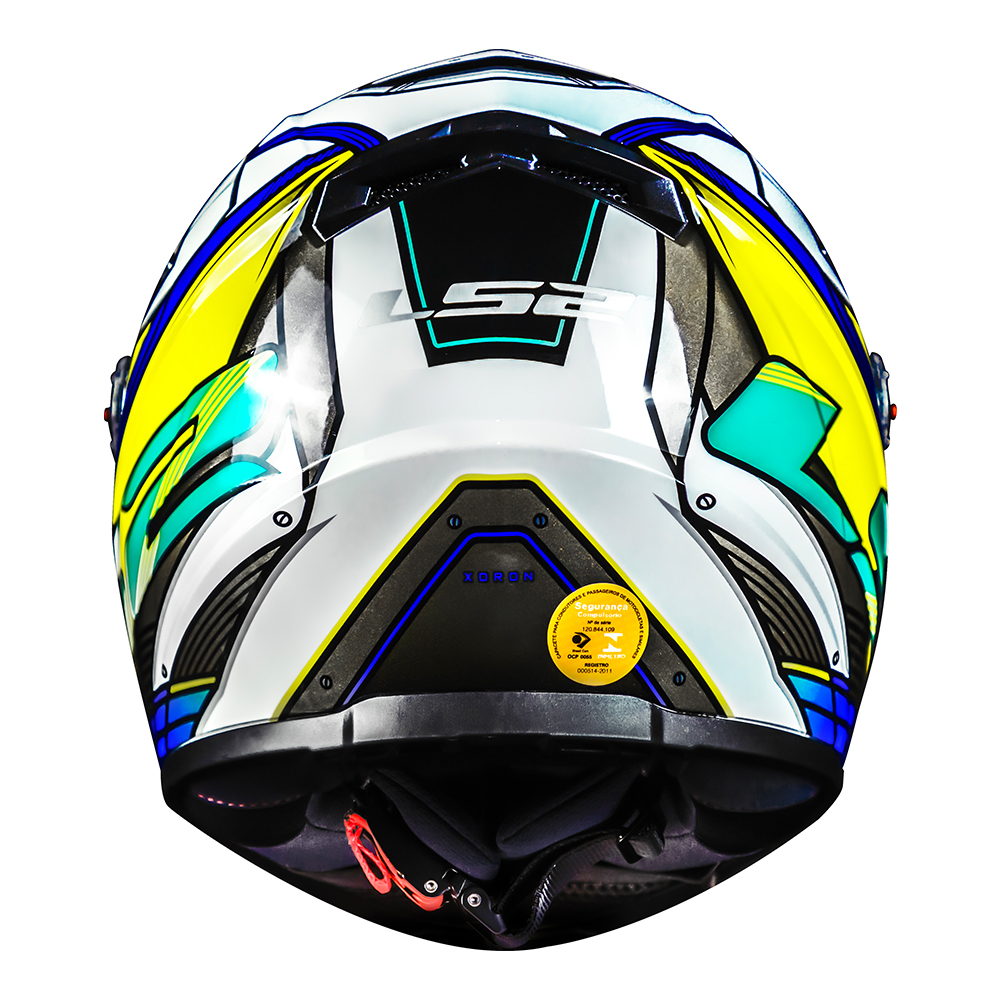 Capacete Ls2 FF358 Xdron Azul - Imagem 5