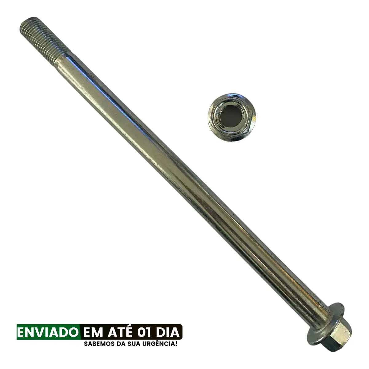 Eixo de Roda Traseira C/ Porca Honda Twister 250 Tornado 250 Cb 300r Xre 300 - Imagem 4