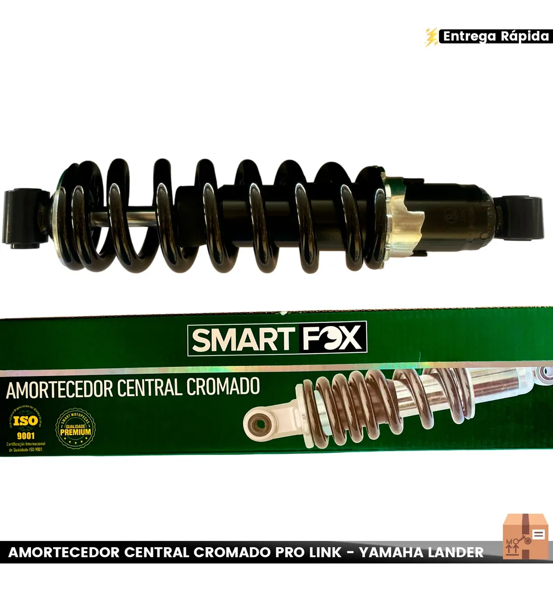 Amortecedor Central Cromado Yamaha Lander 250 Xtz 250 - Imagem 5