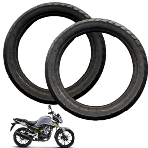 Pneus Tras e Diant 90/90-18 e 2.75-18 Maggion c/ Câmara - Par