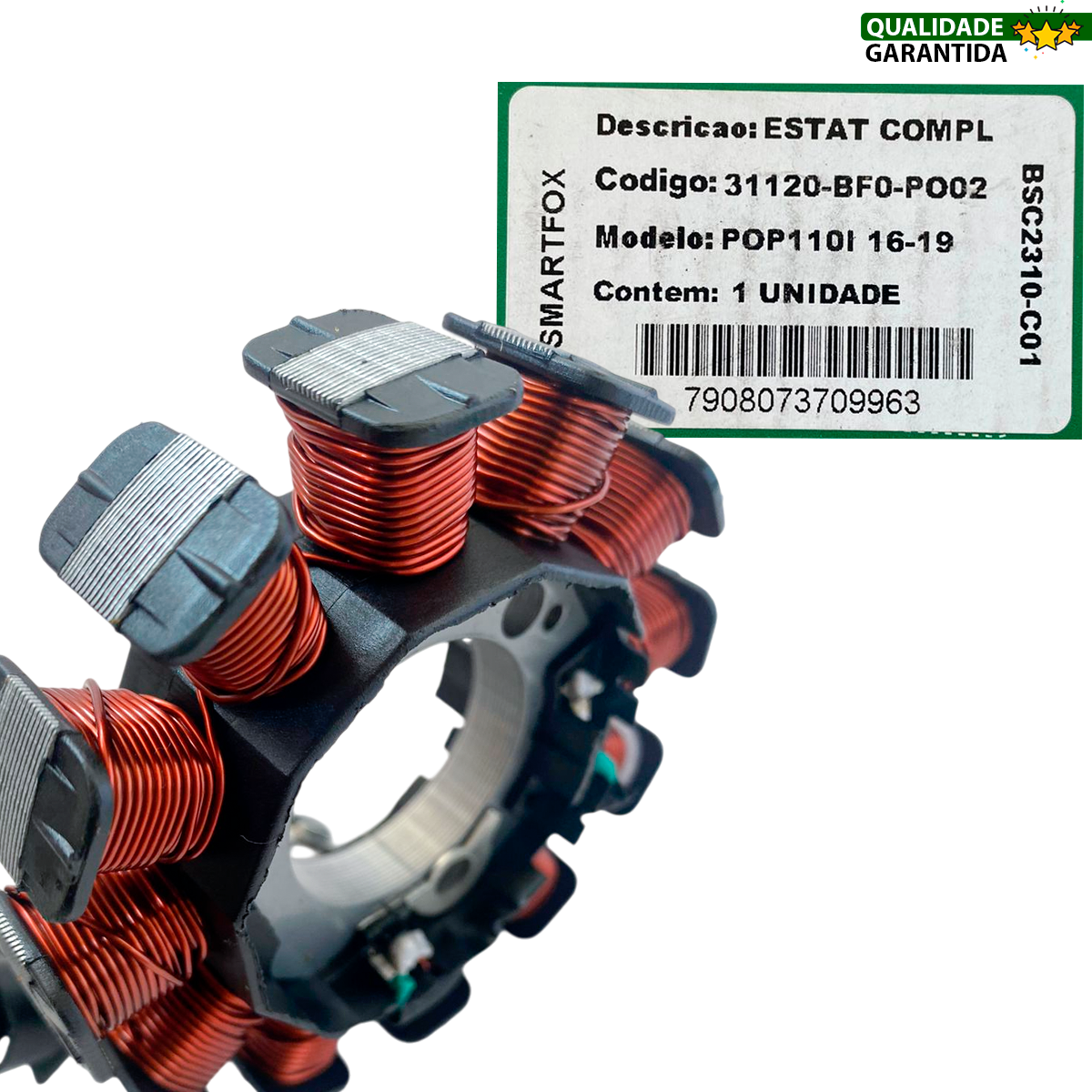 Estator Completo POP 110I 16-19 (OEM 31120-K62-B01) - Imagem 4