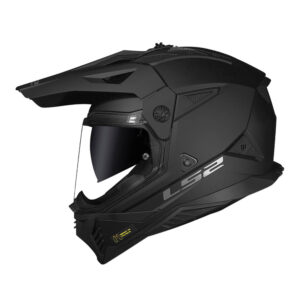 Capacete Ls2 MX702 Pioneer II Monocolor Matte Black