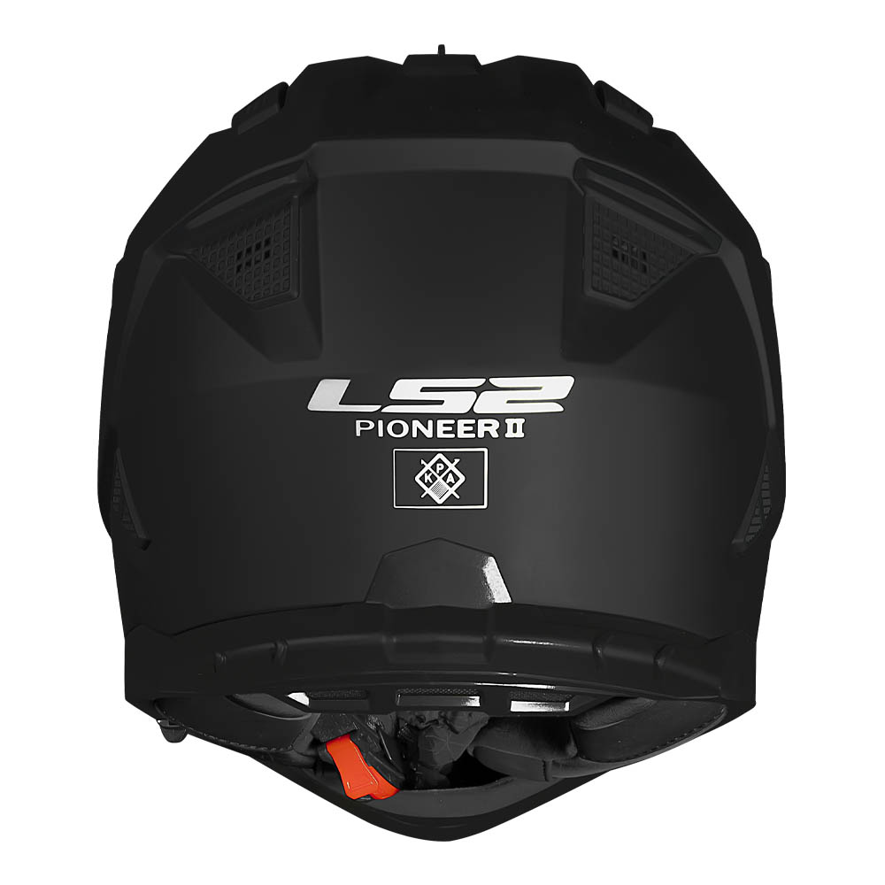Capacete Ls2 MX702 Pioneer II Monocolor Matte Black - Imagem 10
