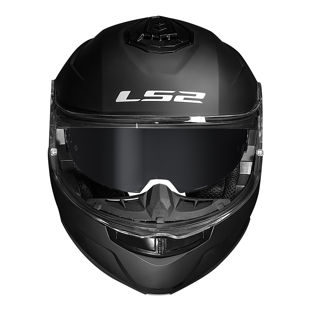 Capacete Ls2 Ff908 Strobe Il Matte Preto Fosco - Articulado - Imagem 12