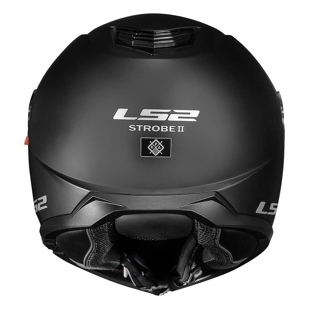 Capacete Ls2 Ff908 Strobe Il Matte Preto Fosco - Articulado - Imagem 11