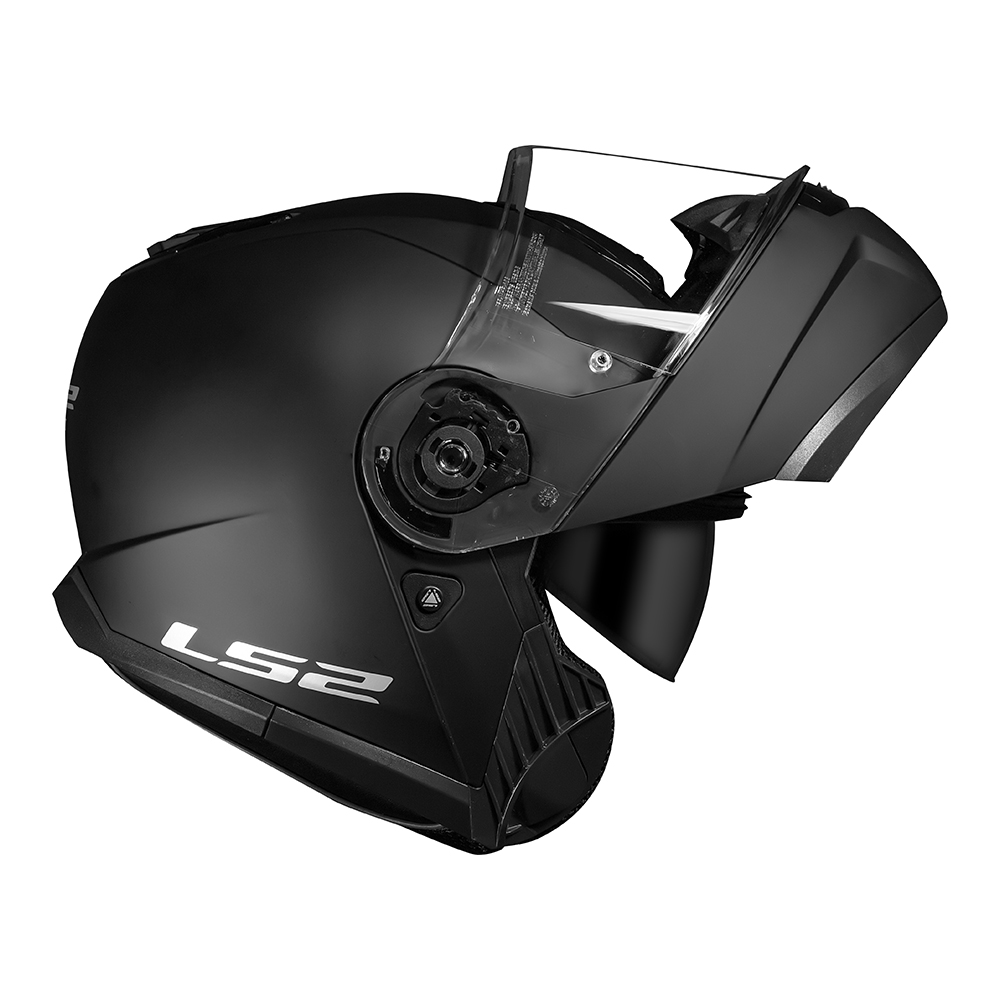 Capacete Ls2 Ff908 Strobe Il Matte Preto Fosco - Articulado - Imagem 8