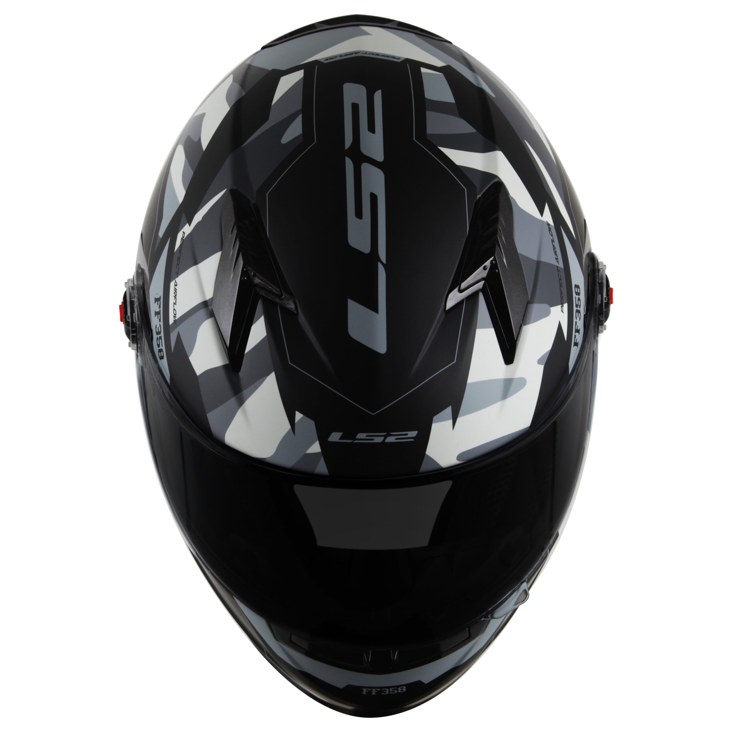 Capacete Ls2 Ff358 Tank Matte Black / Preto Fosco - Imagem 4