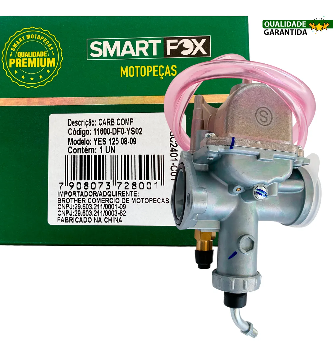Carburador Completo Yes 125 2008 A 2009 - Imagem 4