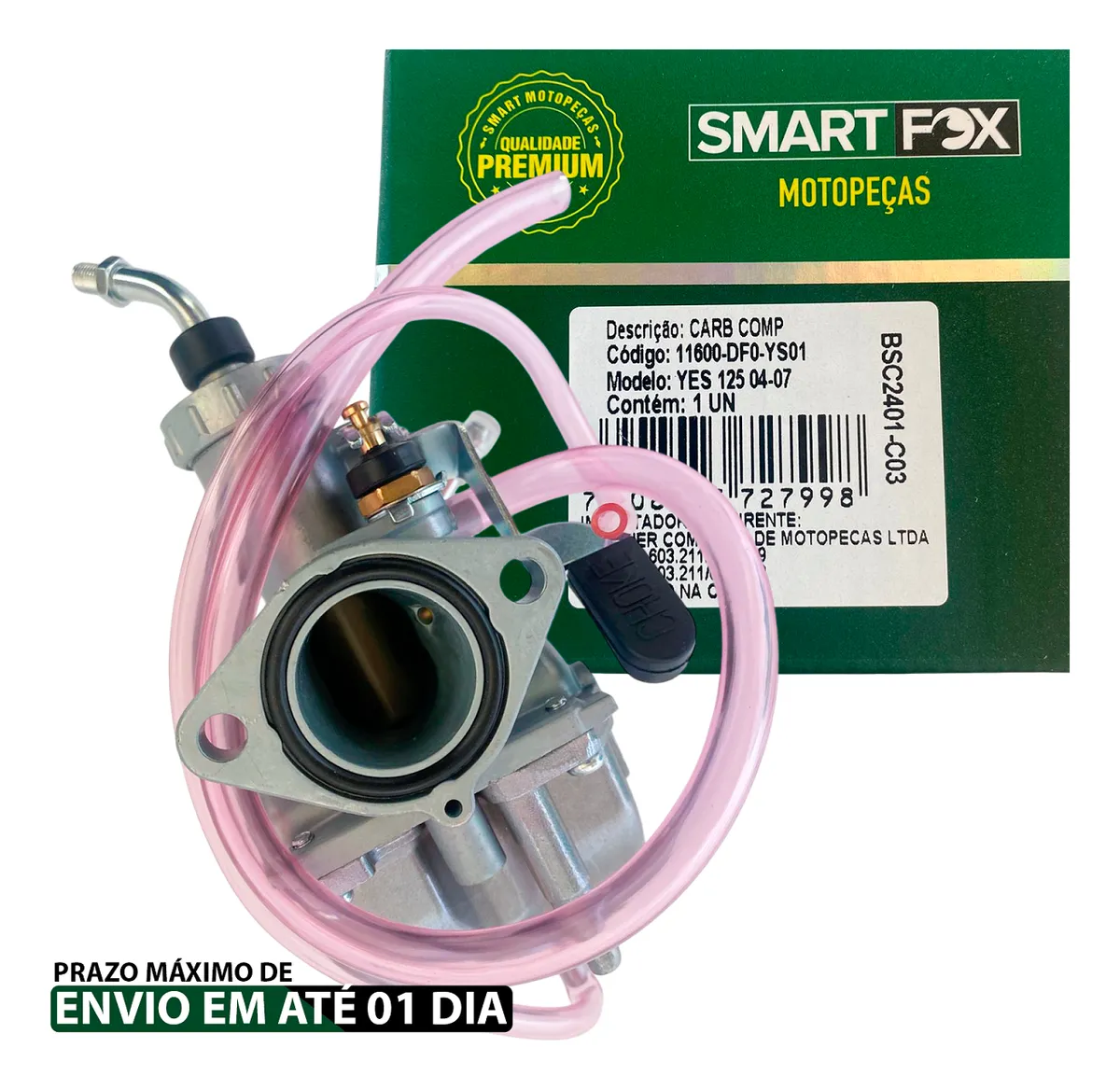 Carburador Completo Yes 125 2004 a 2007 - Imagem 4