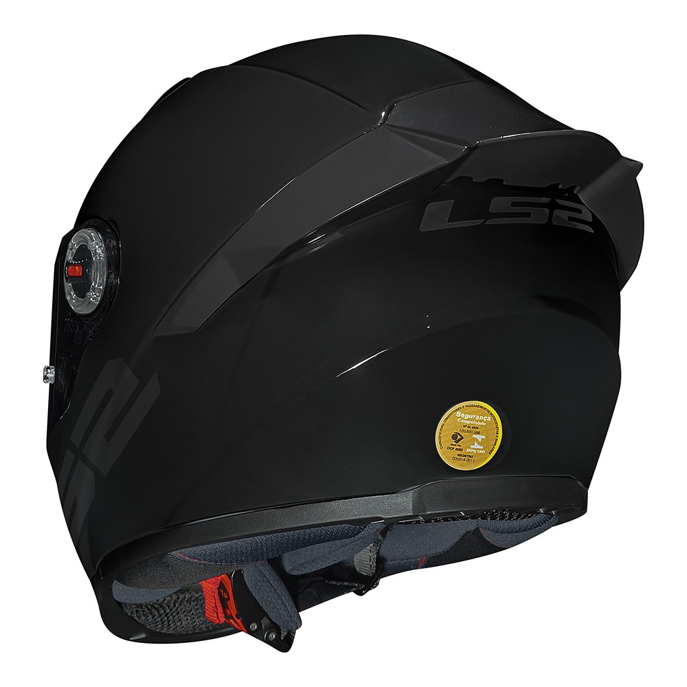 Capacete Ls2 FF358 S Monocolor Black - Esportivo - Imagem 8