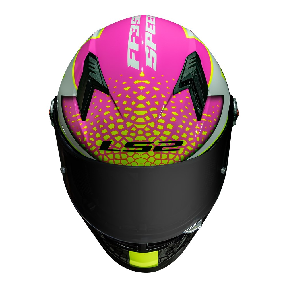 Capacete Ls2 FF358 Classic Speedy Branco com Rosa - Imagem 8