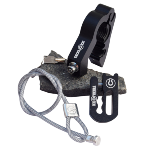 Kit Antifurto Trava de Disco + Manete + Capacete  Teck Lock - Preto