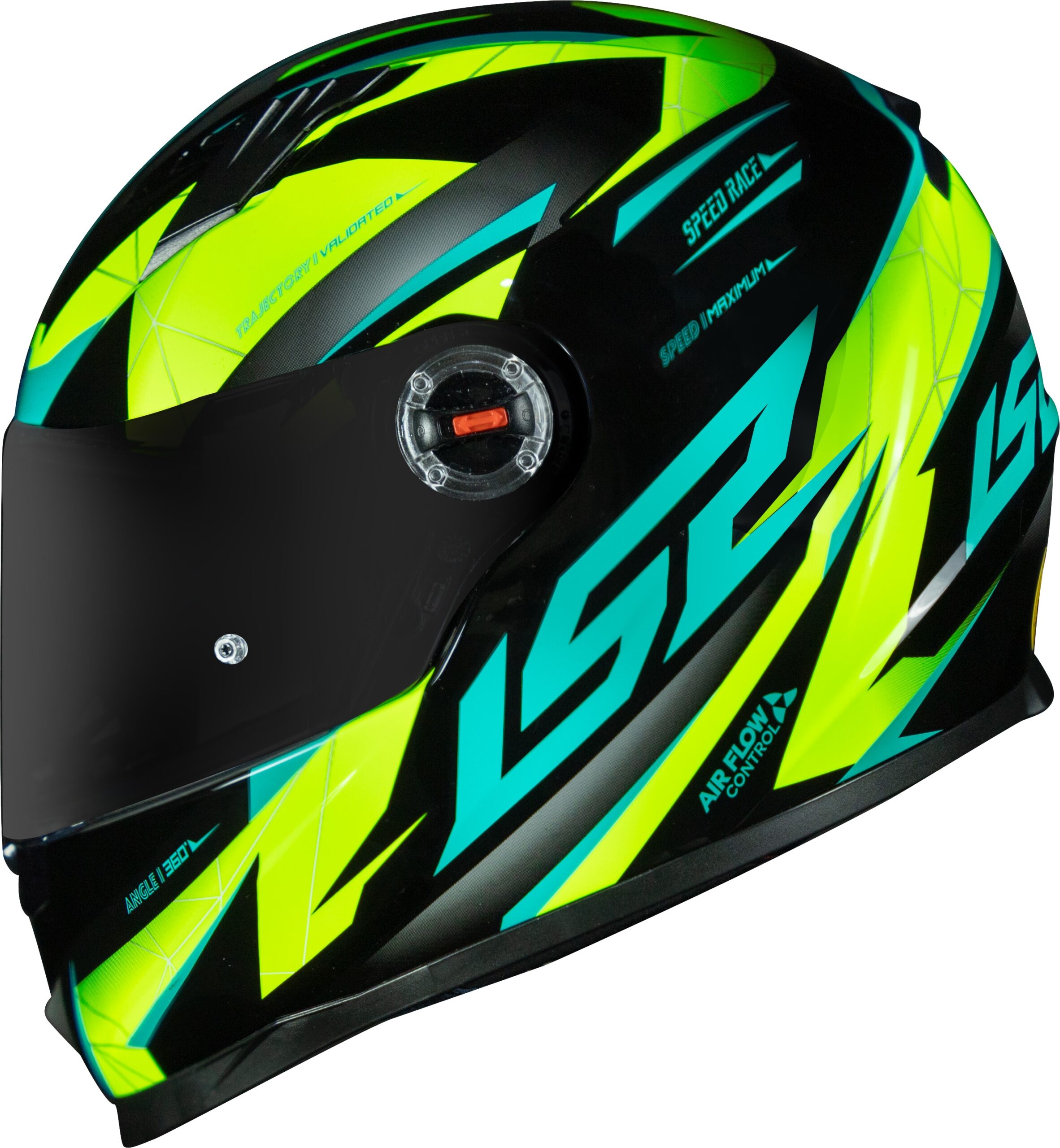 Capacete Ls2 FF358 Draze Black/HV Yellow/Green - Imagem 5