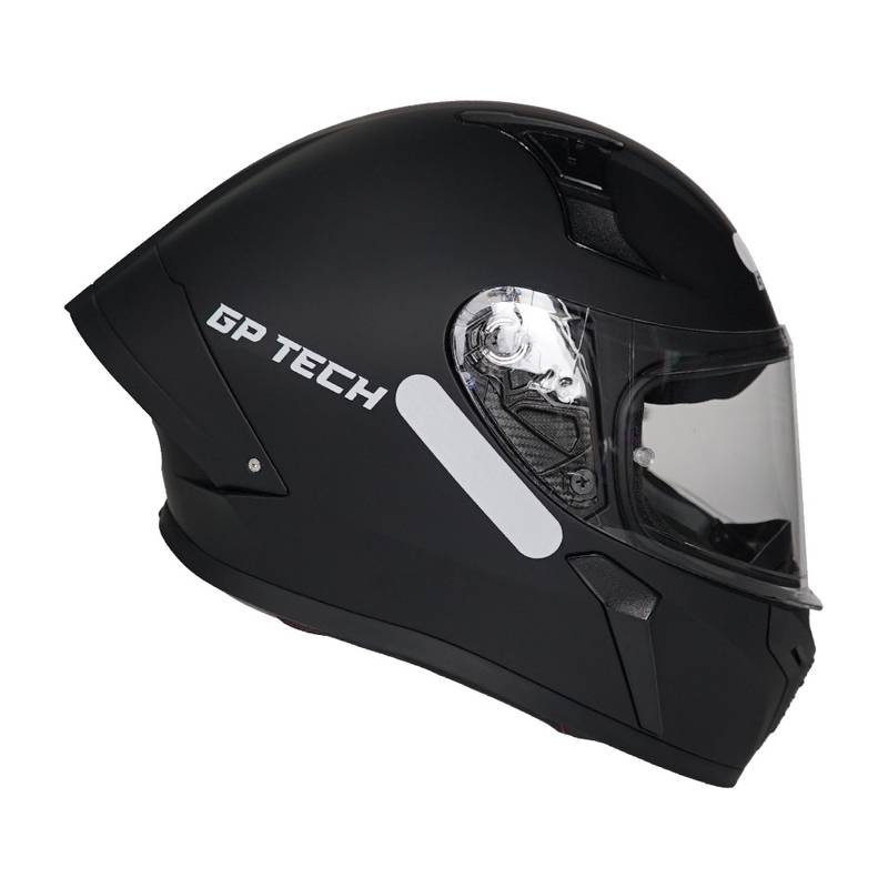 Capacete Motociclista Gp Tech Sense Preto Fosco - Imagem 4