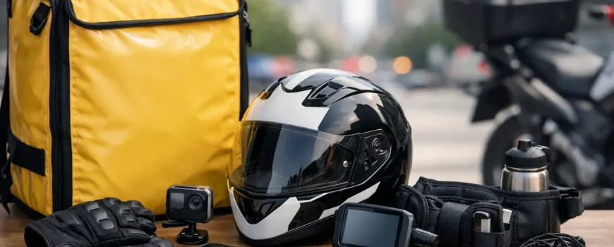 10 acessórios essenciais para motoboy trabalhar