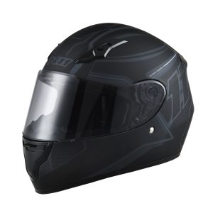 Capacete Motociclista X11 Trust Pro 11 - Preto Fosco / Cinza