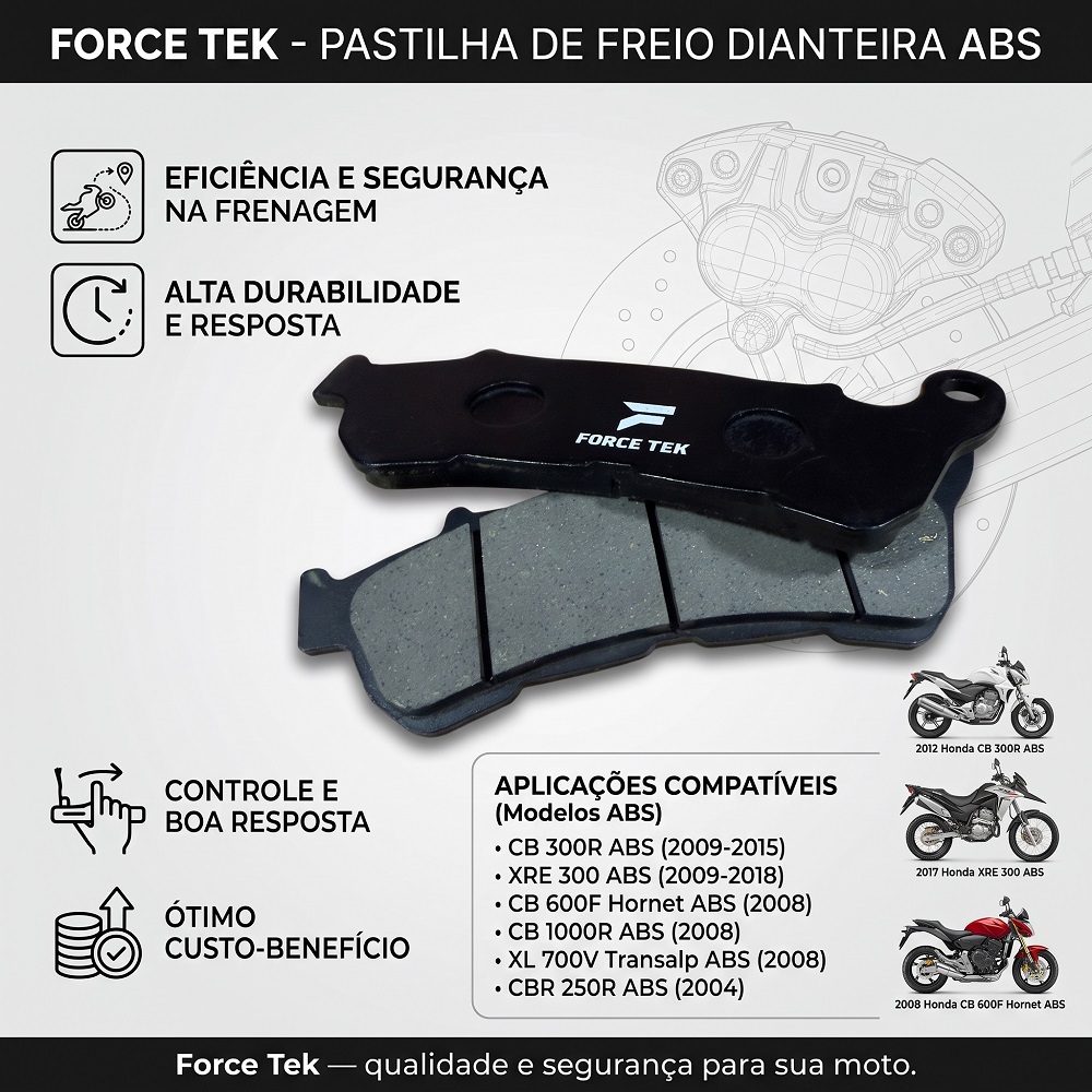 Freio Dianteira Pastilha Cb300r Abs Xre300 Abs - Imagem 10