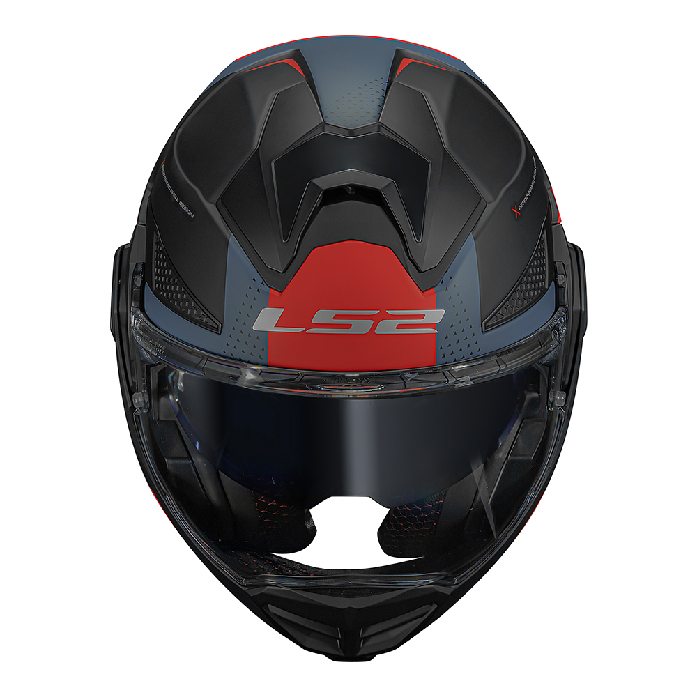 Capacete Articulado LS2 FF901 Advant X Oblivion Preto Azul - Imagem 4