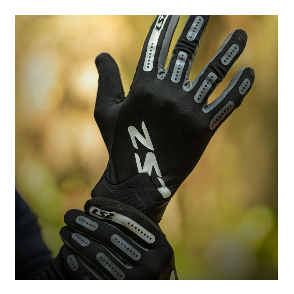 Luva Motociclista Ls2 Bend Unisex - Preto - Imagem 4