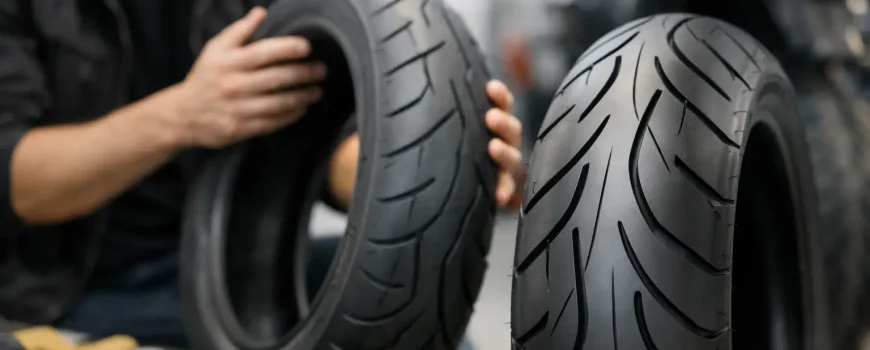 Como escolher pneu de moto sem errar na compra
