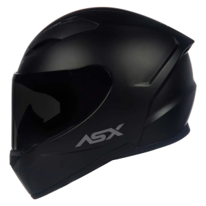 Capacete Asx City Solid Preto Fosco com Grafite - Inmetro