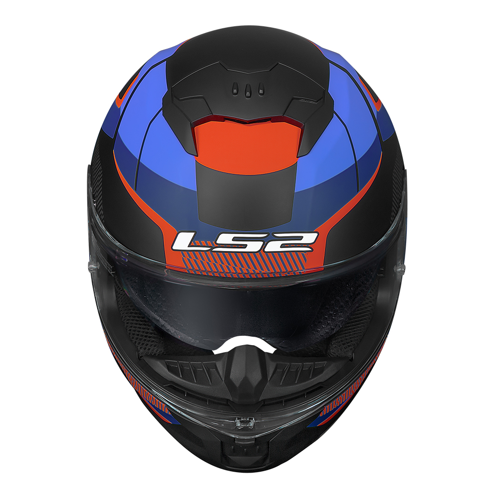 LS2 CAPACETE STREAM II FF808 ROAD MATTE TIT/RED - Imagem 8
