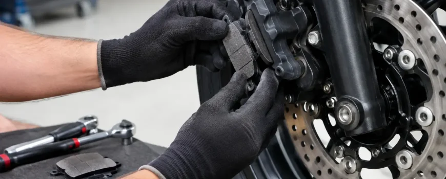 Como instalar pastilha de freio de moto